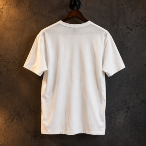 Follow Instructions Typewriter Literal Goods men's white tee back view