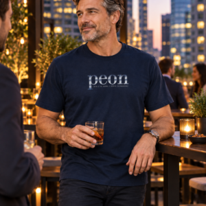 Peon: Titanium — Implied Standard Men's Tee - Image 4